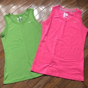 Lot of 2 Nike tanks